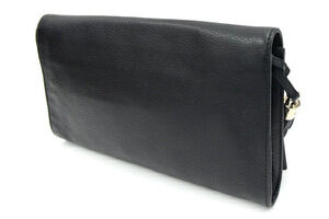 Gucci Soho GG Bag Clutch Fringe Leather Tassel Black